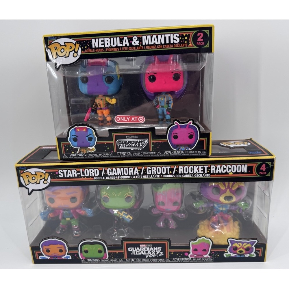 Funko Pop Guardians of the Galaxy Vol 2 Lot Target Exclusive 4-Pack + 2-Pack